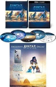 Avatar The Way Of Water 4K 3D Combo Blu Ray 4K Ultra HD Blu Ray