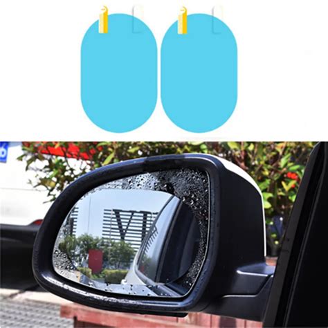 1 Par Coche Impermeable Retrovisor Película Protectora Para Espejo Para