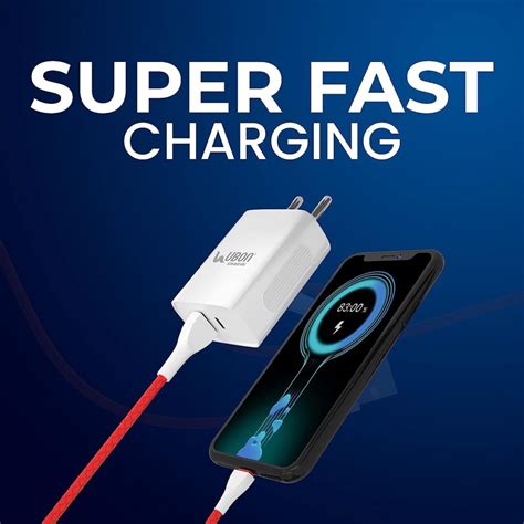 Ubon Fast Charger Dual Ports Usb Type C Ch Watt Pd Charger