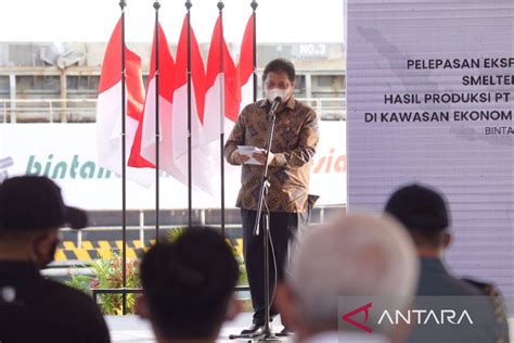 Airlangga Smelter Grade Alumina Percepat Hilirisasi Bauksit Antara News