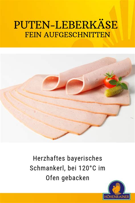 Der Putenleberkäse eignet sich wunderbar für eine Brotzeit und