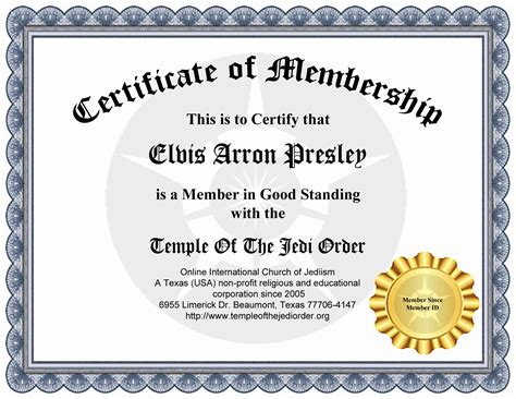 √ 20 New Member Certificates Church ™ | Dannybarrantes Template