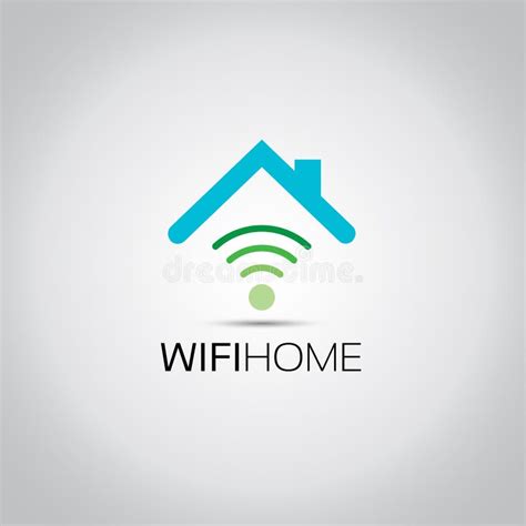 Wifi Home Design Logo Stock Illustration Illustration Of Black 134763276