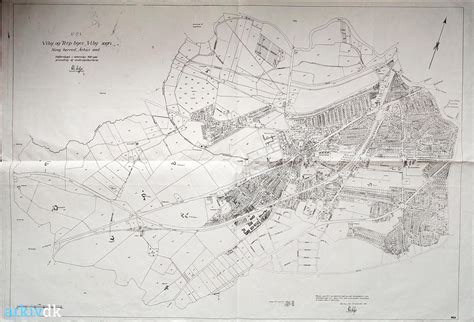 arkiv dk Kort over Viby og Terp byer Viby Sogn Ning Herred Århus