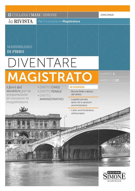 Diventare Magistrato La Rivista Per Il Concorso In Magistratura