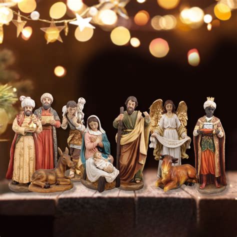 nativity  resin set   figures horgans  blarney