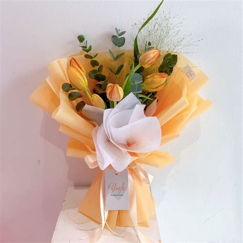 Orange Tulip Bouquet