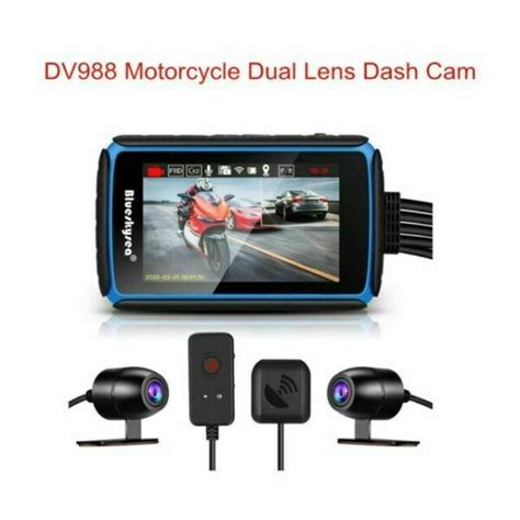 Blueskysea Dv Motorcycle Dashcam Black Blue For Sale Online Ebay