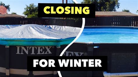 How To Winterize An Above Ground Pool Youtube