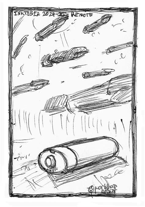 Inktober 2024 XXII Remote By Korblborp Hentai Foundry