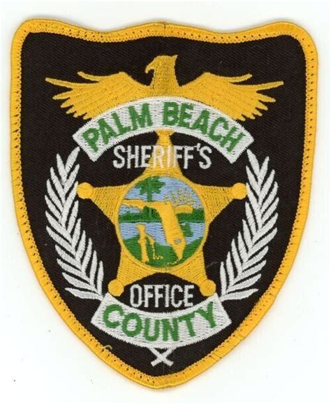 Florida Fl Palm Beach County Sheriff Office Nice Shoulder Patch Police