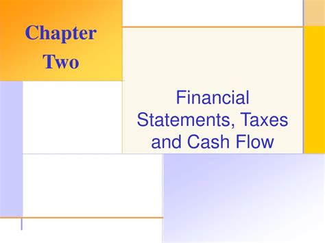 Ppt Financial Statements Taxes And Cash Flow Powerpoint Presentation Id20793