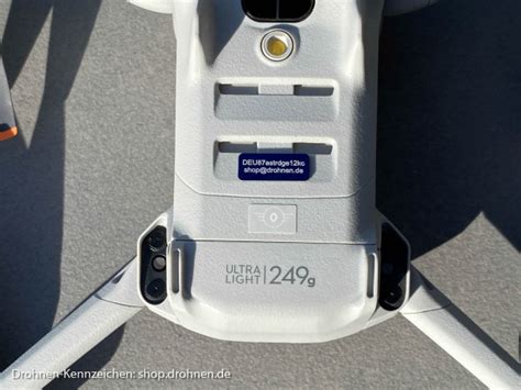 Dji Mini Pro Drohnen Plakette Kennzeichen