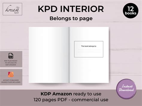 Amazon KDP Interior Template Lined Dotted Grid College Ruled Size