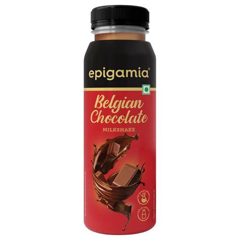 Epigamia Belgian Chocolate Milkshake Ml Each Pack Of Amazon