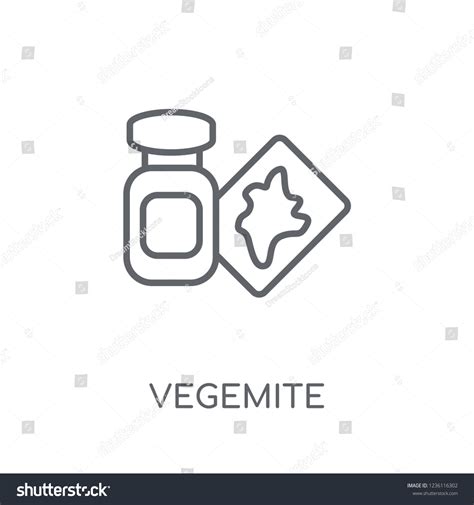 Vegemite Linear Icon Modern Outline Vegemite Royalty Free Stock