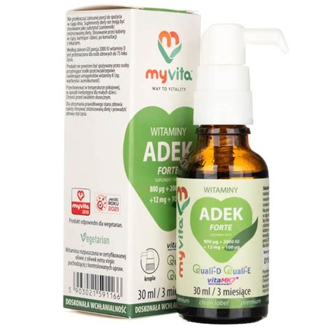 MyVita Witaminy ADEK Forte Krople 30 Ml