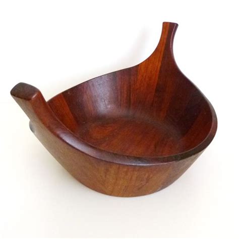 Staved Teak Dansk Viking Bowl Viking Designs Bowl Vintage Kitchenware