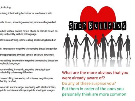 Pshe Bullying Teaching Resources