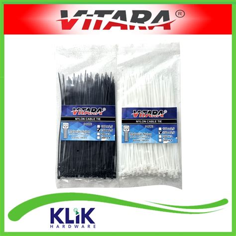 Jual Vitara Kabel Ties Cm Mm Tali Tis Pengikat Nylon Cable Tie