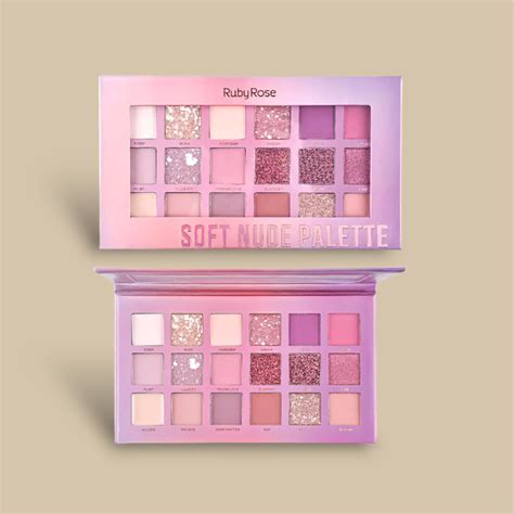 Paleta De Sombras Soft Nude Ruby Rose