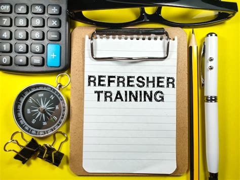 Premium Photo | Medical and healthcare concepttext refresher training 