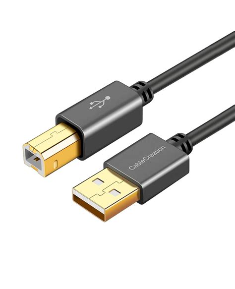 Cablecreation Usb Printer Cable Cablecreation Usb 20 A Male To B Male