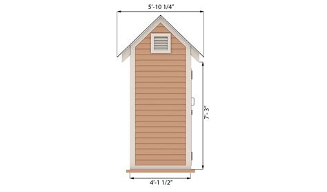 4x6 Storage Shed Plan