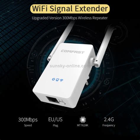 COMFAST CF-WR302S V2 Amplificador de señal de repetidor WiFi de 2,4 GHz ...