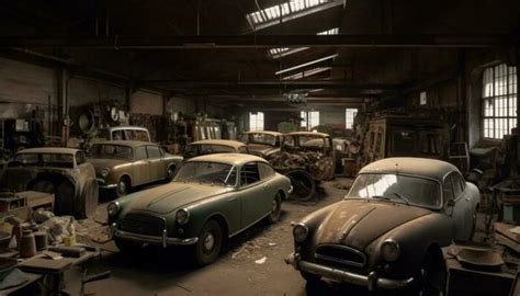 Retro Garage Stock Photos, Images and Backgrounds for Free Download