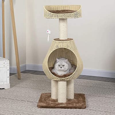 Rattan And Wicker Beds, Cat Trees, Scratching Posts, And Caves For Your Favorite Feline! – Meow ...