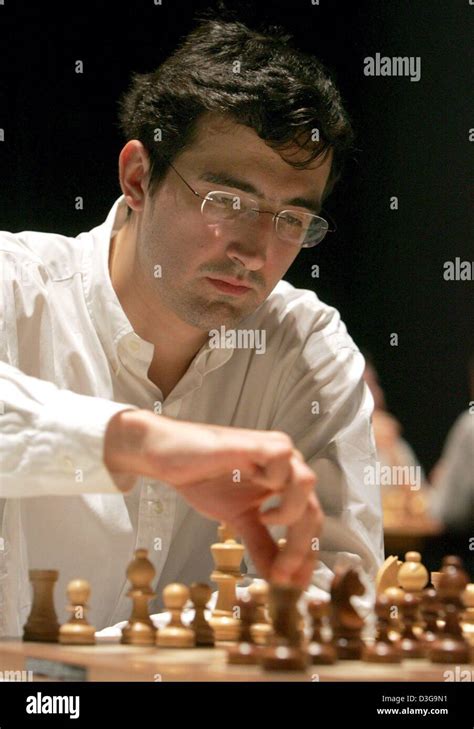 Dpa Russian World Chess Champion Vladimir Kramnik Sits In Front Of