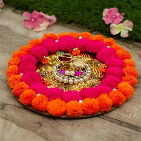 Gorgeous Pooja Thali Decoration Ideas For Your Wedding Celebration