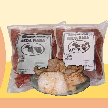 Jual Kerupuk Kikil Cingur Mentah Beda Rasa Khas Garut Shopee Indonesia