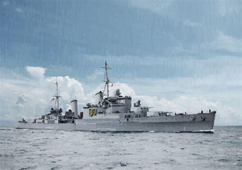 Hms Newcastle Ww2 Limited Edition Art 25 Ebay