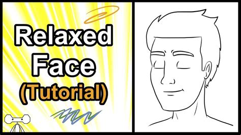 How To Draw Facial Expressions And Emotions Relaxed Face Tutorial