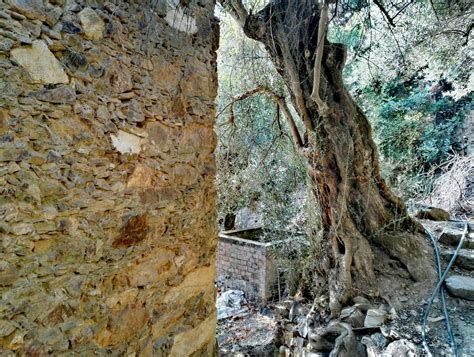 1000 Yr Old Wall Built With Different Sized Stones To Make It More Malleable When An