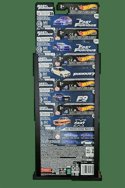Hot Wheels Expositor Display Mesa Blister Premium Preto Universo Hot Wheels