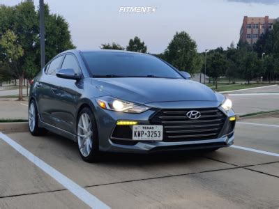 2018 Hyundai Elantra Sport With 18x9 5 Niche Targa And Nitto 235x40 On