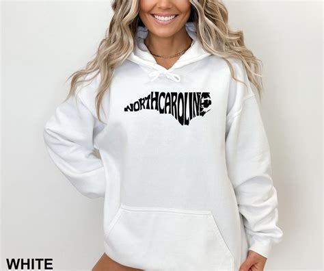 North Carolina State Hoodie, North Carolina Sweatshirt, North Carolina ...