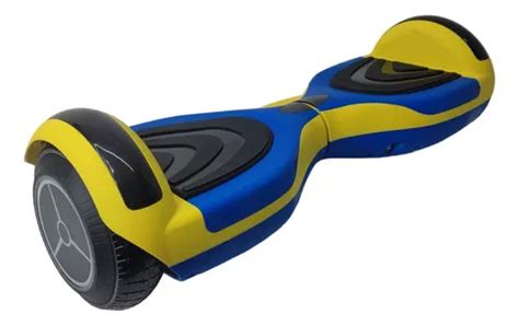 Led Hoverboard Skate Electrico Overboard Bluetooth Scooter Cor Azul E