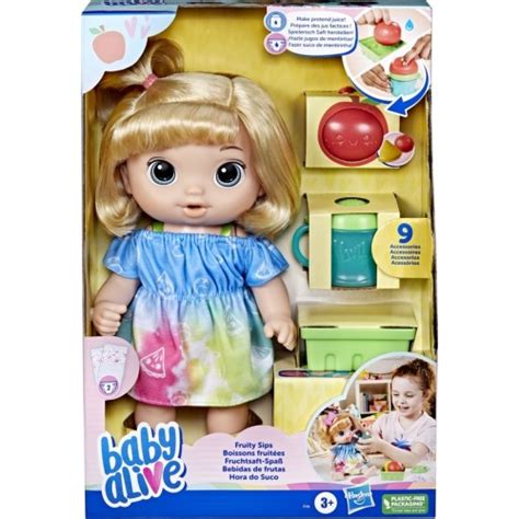 Hasbro Baby Alive Fruity Sips Doll Apple Blonde Hair F Toys Shop Gr