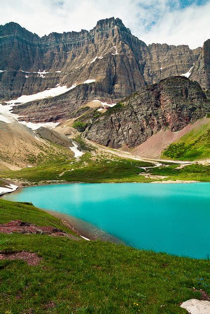 Cracker Lake In Glacier National Park Montana Its A Beautiful World