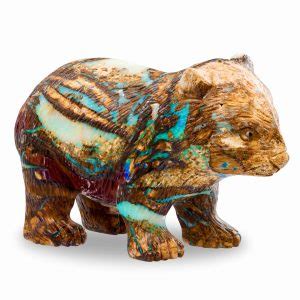 Boulder Opal Carving Elephant (SC005) - Opal Copying Company Pty Ltd