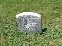 Catharine Decker M Morial Find A Grave