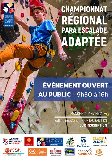 Championnat R Gional Para Escalade Adapt E Espace Grimpe