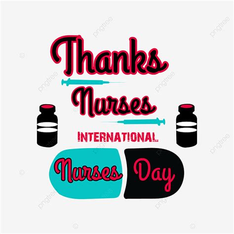 International Nurses Day Vector Design Images Thanks Nurses