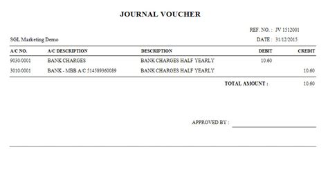 How To Print Journal Vouchers