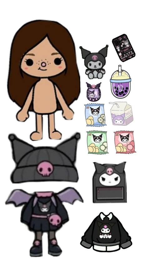 Kuromi In Paper Dolls Dolls Kawaii