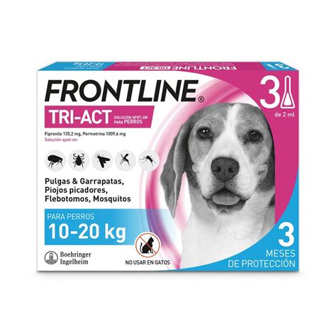 Pipetas Antiparasitarias Para Perros De Kg Frontline Tri Act